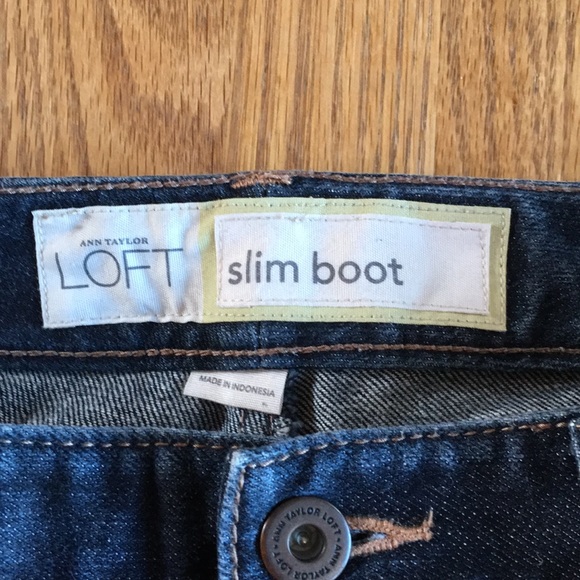Anne Taylor Loft Slim Boot jeans - Picture 4 of 6